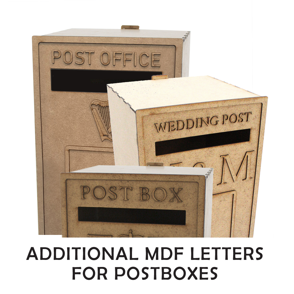 Post Box Only - Additional MDF Letters